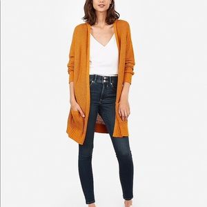 Mustard Yellow Cardigan Size Small soft knit